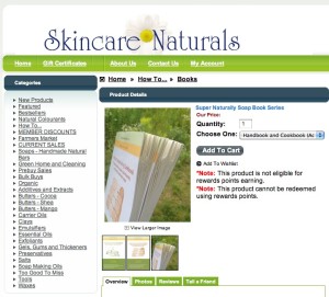 the Making Soap Naturally books are now available at Jan Ferrante's Skin Care Naturals online store