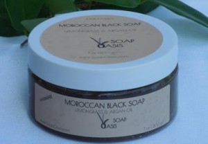 black moroccan soap